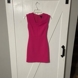 Bright Pink Banana Republic Sleeveless Dress Size 00 Petite